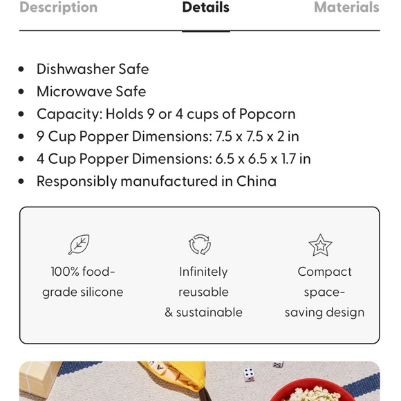 *NIB* w&p Popcorn Popper (personal size) - Retails $25 - Picture 6 of 9